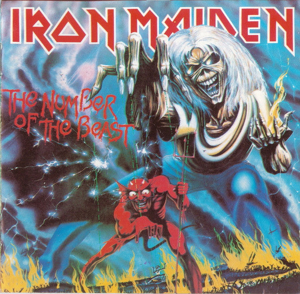 Iron Maiden – The Number Of The Beast - CD - CD Como Nuevo / Portada Como Nueva (M-/M-).
