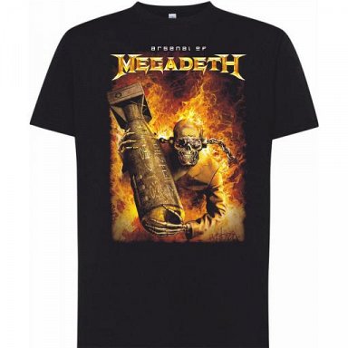 Megadeth - Camiseta / T-Shirt / Tallas – Sizes: S/M/L/XL/XXL