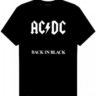 AC/DC - Camiseta / T-Shirt / Tallas – Sizes: S/M/L/XL/XXL