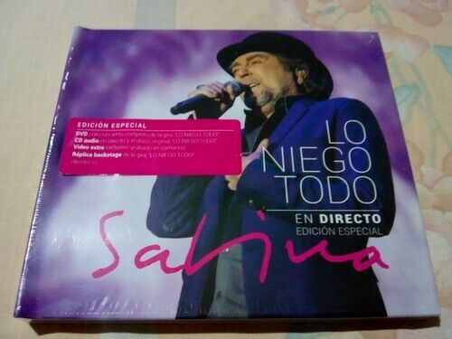 Sabina – Lo Niego Todo En Directo. Edición Especial - 2xCD + DVD - Digipak - 2018 - Sony Music – 19075902112