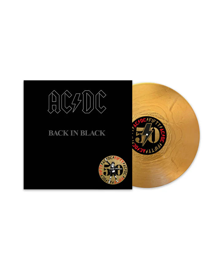 AC/DC LP Vinilo Dorado "Back in Black" Ed. 50 aniversario