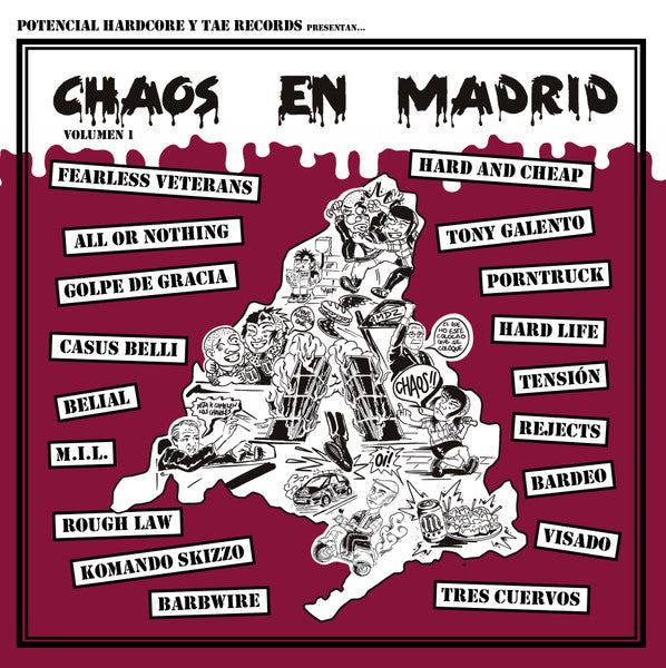 Various - Chaos En Madrid (LP, Comp)