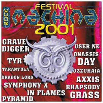 Festival Rock Machina 2001 - CD - Rhapsody / In Flames / Axxis / Grave Digger / Pyramid... - Locomotive Records LM074