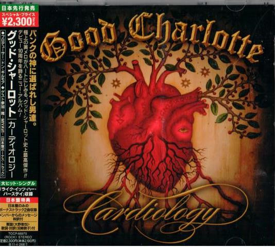 Good Charlotte – Cardiology - CD - Edición Japonesa - Con OBI - 2010 - Capitol Records – TOCP-66970 - Nuevo sin usar pero no precintado / New and unplayed but not sealed.