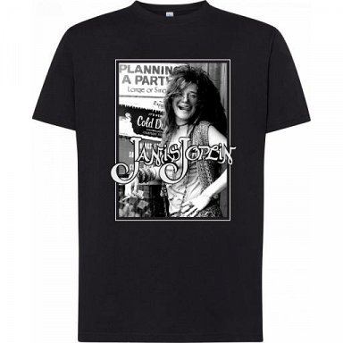 Janis Joplin - Camiseta / T-Shirt / Tallas – Sizes: S/M/L/XL/XXL