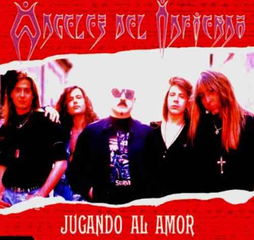 Angeles Del Infierno – Jugando Al Amor - CD-SG - 1993 - WEA – 450994589-2 - CD Muy Buen Estado (VG+) / Portada Muy Buen Estado (VG+)