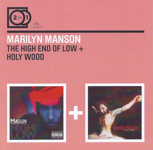 Marilyn Manson – The High End Of Low + Holy Wood - 2xCD - 2011 - Interscope Records – 0600753359570, Universal Music Group International – 0600753359570 - CD Muy Buen Estado (VG+) / Portada Como Nueva (M-)