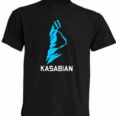Kasabian - Camiseta / T-Shirt / Tallas – Sizes: S/M/L/XL/XXL
