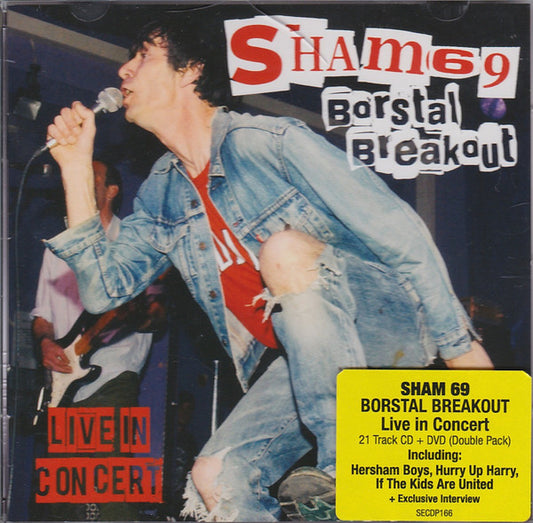 Sham 69 – Sham 69 Borstal Breakout Live In Concert - CD + DVD - 2017 - Secret Films – SECDP166