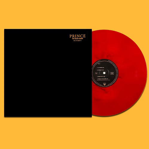 PRINCE LP The Black Album (Red Marbled Coloured Vinyl)
