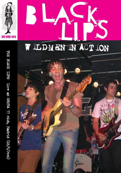 The Black Lips – Wildmen In Action - DVD - 2007 - Munster Records – MR DVD 003
