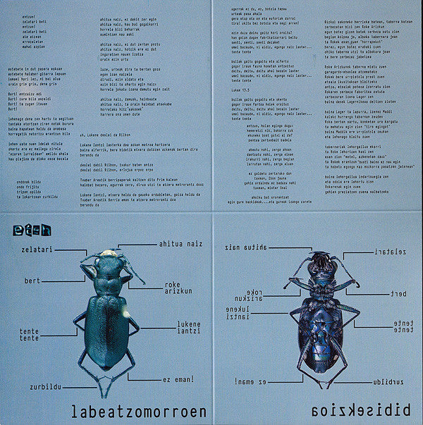 Eten – Labeatzomorroen Bibisekzioa - CD - 2008 - Muy Buen Estado / Very Good Condition (VG+ / VG+)