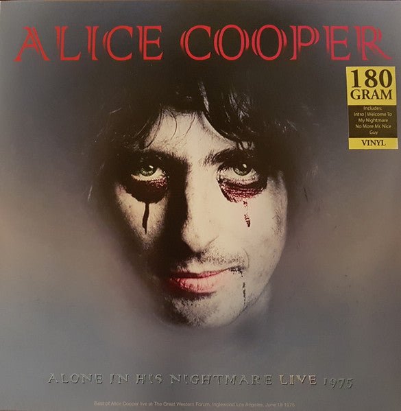 Alice Cooper - Best of Alone in his Nightmare Live 1975 - LP