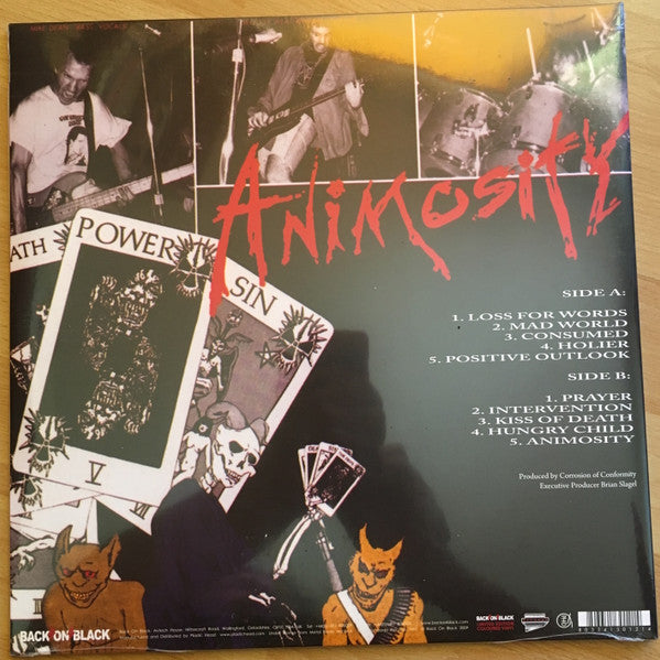 Corrosion Of Conformity – Animosity - LP - Gris / Grey - 2009 - Back On Black – BOBV151LP - Como Nuevo / Like New (M- / M-)