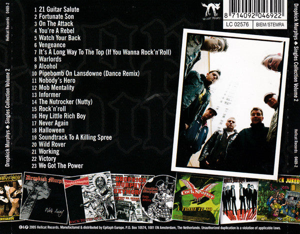 Dropkick Murphys – Singles Collection Volume 2 - CD - Muy Buen Estado / Very Good Condition (VG+ / M-)