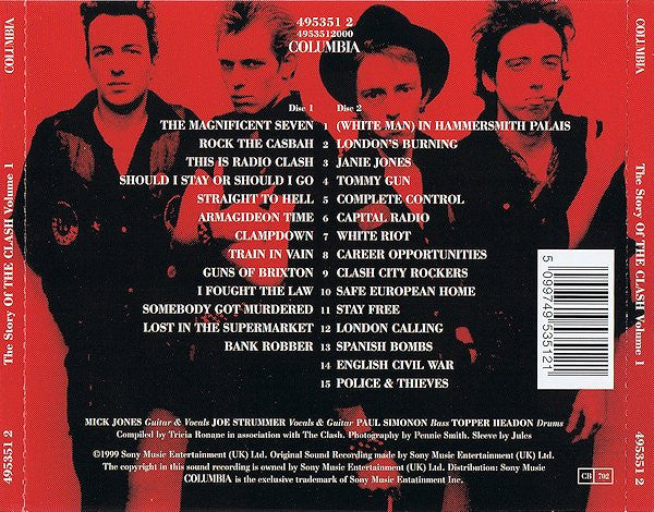 The Clash – The Story Of The Clash Volume 1 - 2xCD - CDs Como Nuevos / Portada Como Nueva (M-/M-)