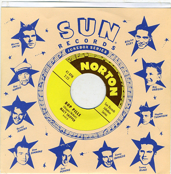 Mack Self / Macy Skipper – I Vibrate / Bop Pills - 7" - 2001 - Norton Records – 848 - Vinilo Como Nuevo / Portada Como Nueva (M-/M-)