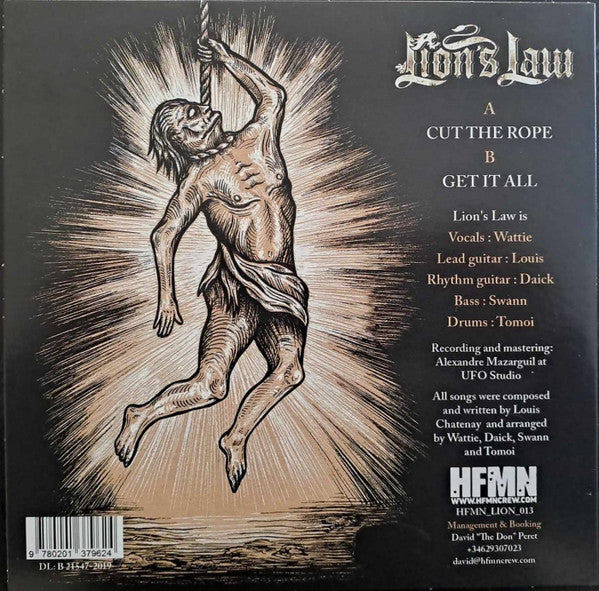 Lion's Law - Cut The Rope (7", Single)