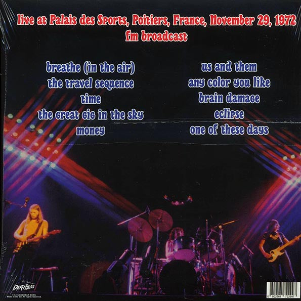 Pink Floyd - The French Connection: Live At Palais De Sports, Poiters, France, November 29, 1972 - LP