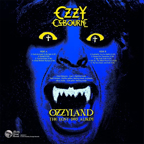 OZZY OSBOURNE LP Ozzyland The Lost 1993 Album (Yellow Coloured Vinyl)