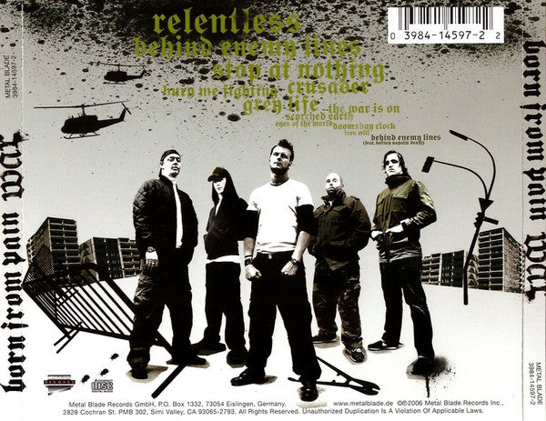 Born From Pain – War - CD - Muy Buen Estado / Very Good Condition (VG+ / M-)