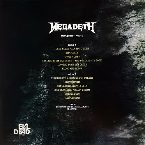 MEGADETH LP Megadeth Tour (Green with Yellow Infusion Coloured Vinyl)