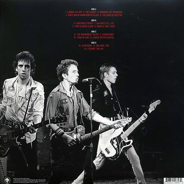 The Clash – Live Amsterdam 1981 - LP - Gatefold Sleeve