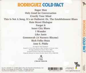 Rodriguez – Cold Fact - CD - Digipak - Muy Buen Estado / Very Good Condition (VG+ / M-)