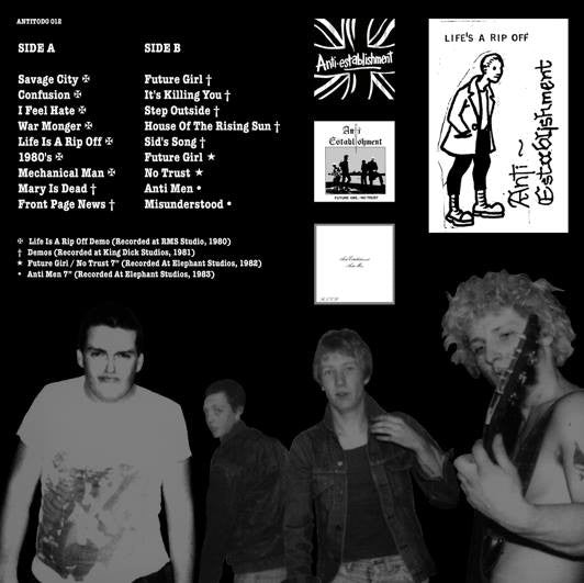Anti Establishment - Life Is A Rip Off - Complete Collection (LP, Comp)