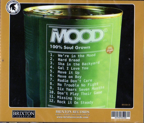 The Mood – 100% Soul Grown - CD - Brixton Records – BR031CD