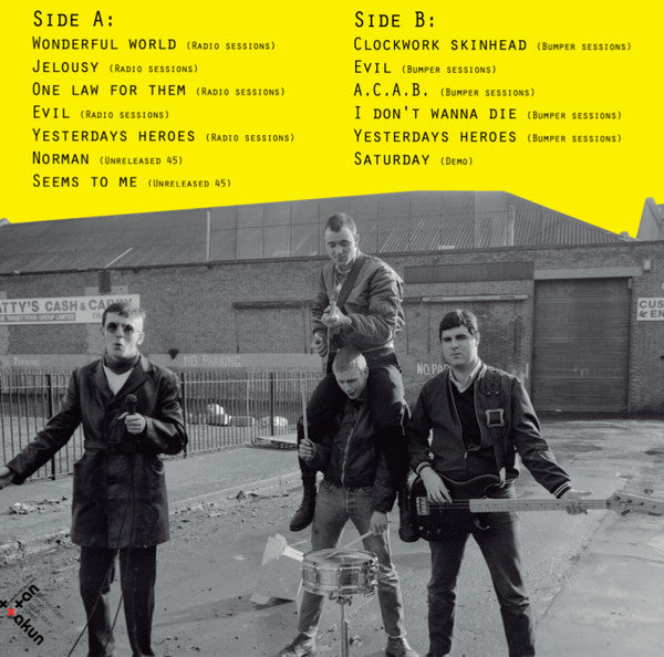 The 4 Skins - Unreleased Radio & Studio Sessions (LP, Comp)