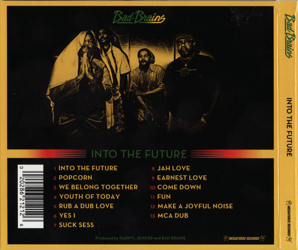 Bad Brains – Into The Future - CD - Digipak - Muy Buen Estado / Very Good Condition (VG+/VG+)
