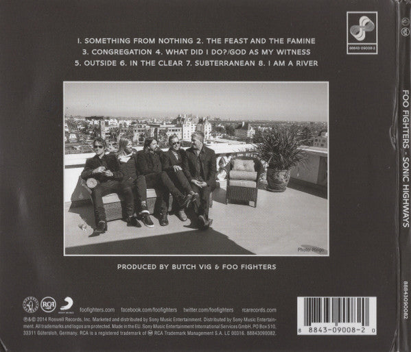 Foo Fighters – Sonic Highways - CD - Digipak - 2014 - RCA – 88843090082 - NUEVO / PRECINTADO - NEW / SEALED.