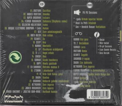 Metak 2001-2003 - CD+DVD - 2004 - Metak – M045CD/DVD - NUEVO - PRECINTADO / NEW – SEALED.