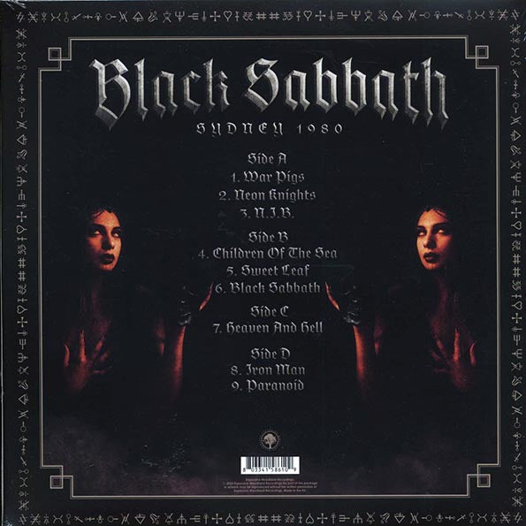Black Sabbath – Sydney 1980 - 2xLP - Red - Gatefold Sleeve - Limited edition; 1000 copies made