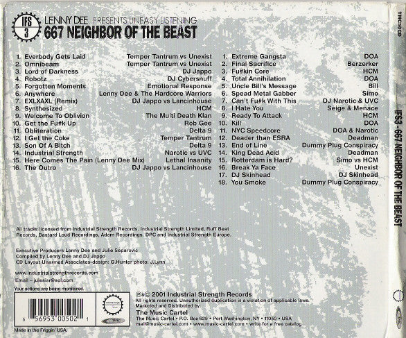 Lenny Dee – IFS3: 667 Neighbor Of The Beast - 2xCD - Digipak - NUEVO / PRECINTADO - NEW / SEALED.