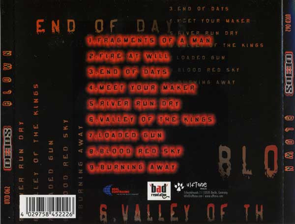 Deeds – Blown - CD - 2002 - Ulftone Music – UTCD 062