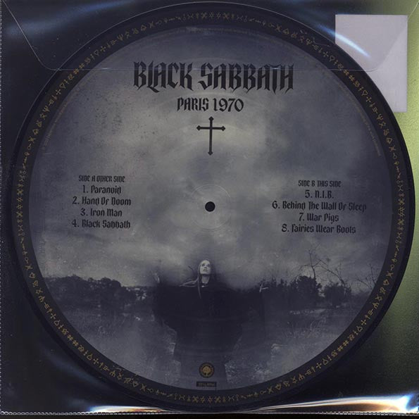 Black Sabbath – Paris 1970 - LP - Picture Disc - Limited edition; 1000 copies made