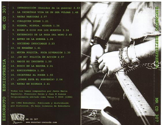 Eskorbuto - Eskizofrenia (CD, Album, RE)