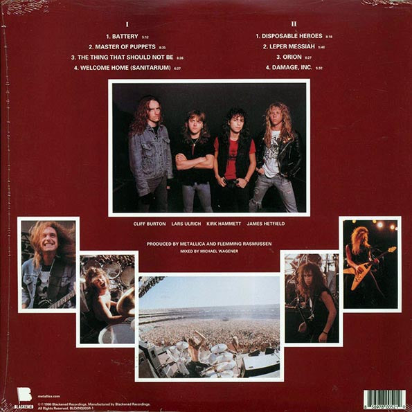 Metallica – Master Of Puppets - LP - 2017 - 180 gr.