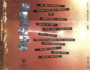 BAP!! – Lehertzeko Garaia - CD - 1995 - Esan Ozenki – EO. 051 CD - NUEVO / PRECINTADO - NEW / SEALED.