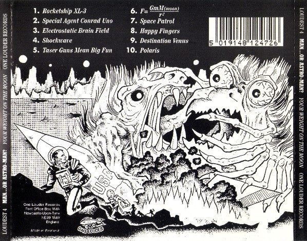 Man Or Astro-Man? – Your Weight On The Moon - CD - Muy Buen Estado / Very Good Condition (VG+ / VG+)