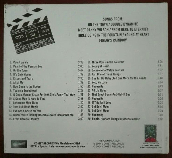 Frank Sinatra – Frankie Goes To Hollywood (Sinatra Starring & Singing For The Big Screen, 1940 - 1954) - CD - Digipak - NUEVO - PRECINTADO / NEW – SEALED.