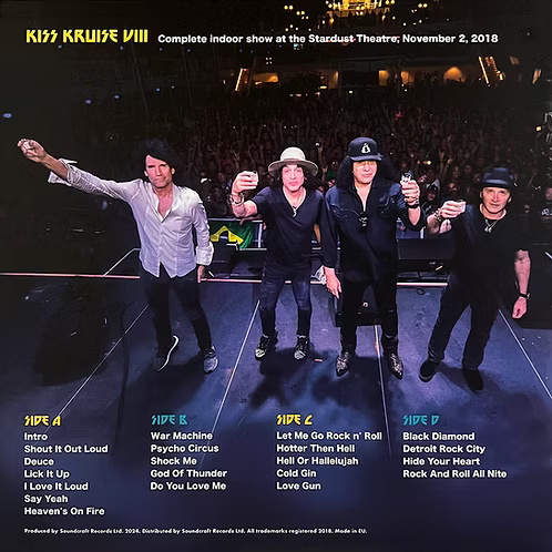 KISS 2xLP Kruise VIII Decades at Sea (Blue Coloured Vinyls) 100 Numbered Copies)