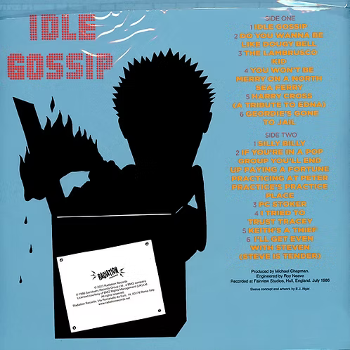 TOY DOLLS LP Idle Gossip (White Coloured Vinyl)