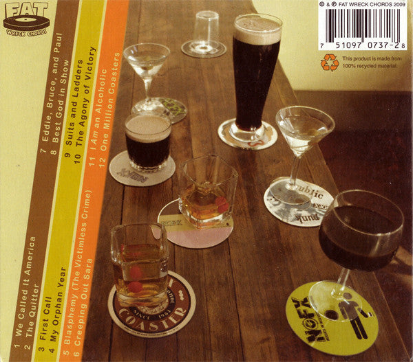 NOFX – Coaster - CD - Digipak - Muy Buen Estado / Very Good Condition (VG+ / VG+)