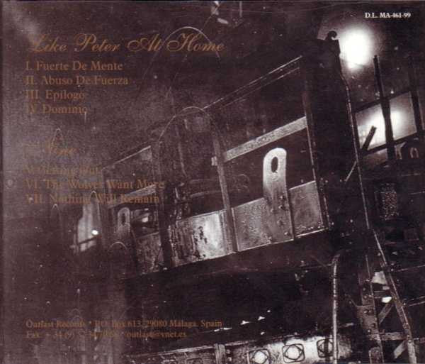 Like Peter At Home / Nine – A Split Cd - CD - 1999 - Outlast Records – OR 001