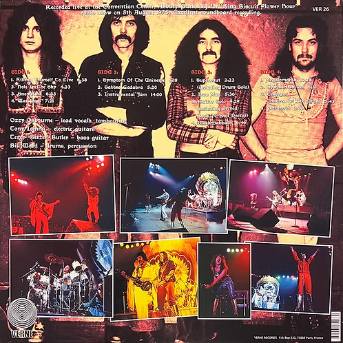 BLACK SABBATH 2xLP Live In Asbury Park 1975 (500 Copies)