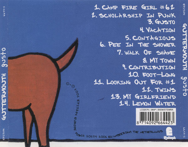 Guttermouth – Gusto - CD - 2002 Epitaph – 6644-2 - Muy Buen Estado / Very Good Condition (VG+ / M-)