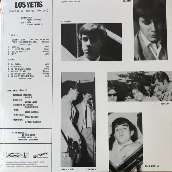 Los Yetis – Los Yetis - LP - 180 gr. - 2018 - ViNiLiSSSiMO – MR-SSS 555, Discos Fuentes